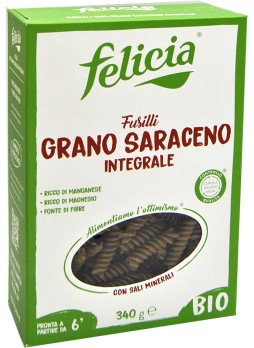 Felicia Bio Fusilli grano saraceno integrale 340 grammi