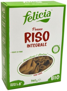 Felicia Bio Penne Rigate riso integrale 340 grammi