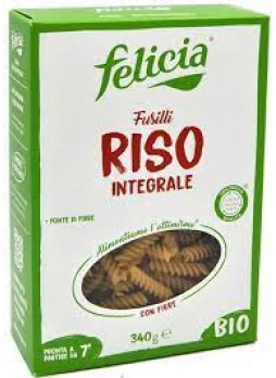 Felicia Bio Fusilli riso integrale 340 grammi