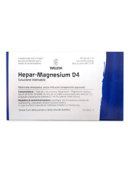Weleda Hepar Magnesium D4 8 fiale da 1 ml sop