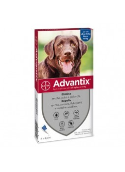 Pet Advantix Spot-On per Cani da 25 a 40 Kg 4 pip