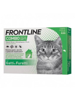 Pet Frontline Combo Gatti 3 Pip