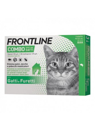 Pet Frontline Combo Gatti 3 Pip