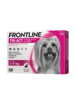 Pet Frontline Tri Act cani 2-5 kg 3 pip
