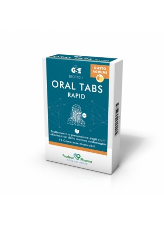 GSE Oral Tabs Rapid 12 cpr masticabili Gusto Agrumi
