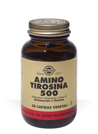 Solgar Amino Tirosina 500 50 capsule vegetali