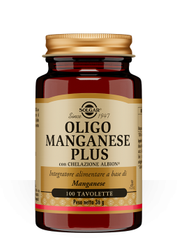 Solgar Oligo Manganese Plus 100 tavolette