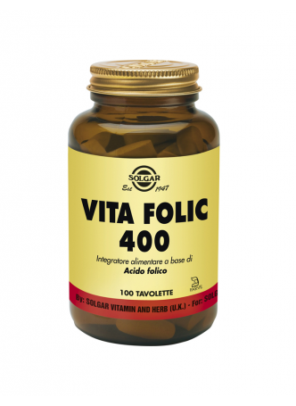 Solgar Vita Folic 400 100 tavolette 