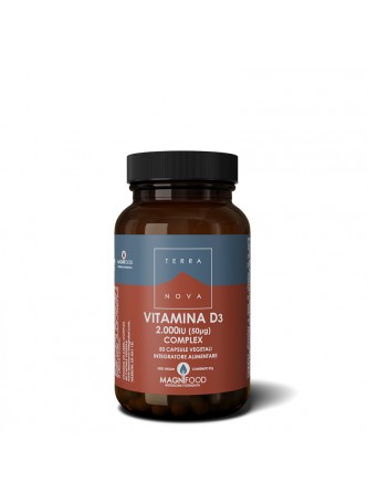 Terranova Vitamina D3 2000 IU Complex 50 cps