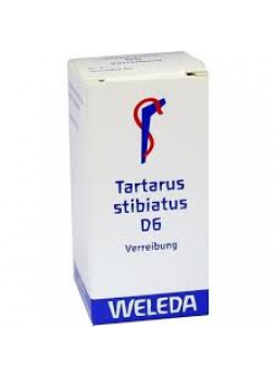 Weleda Tartarus stibiatus DH6 polvere 20g sop