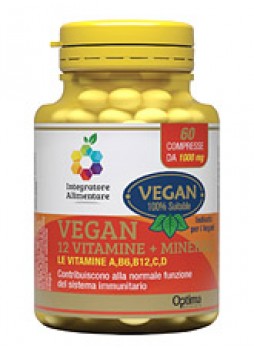 Vegan 12 Vitamine + Minerali 60 compresse 