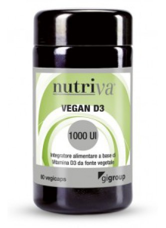 Nutriva Vegan D3 60 cp masticabili